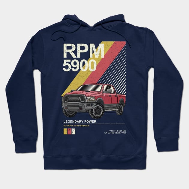 Dodge RAM 1500 Rebel Hoodie by Guyvit